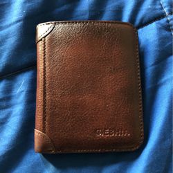 Mens Bifold Brown Wallet