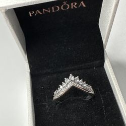925 Pandora Style Ring Size 9.