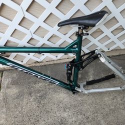 Turner XCE 26" Large Full Suspension Frame With Fox Float Dps Rear Shock , Seat And Carbon Seatpost