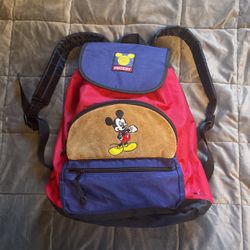 90s Vintage Mickey Mouse Backpack 