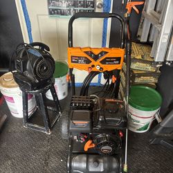 Full Portable Pressure Washer Setup