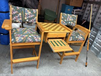 Pool table chairs