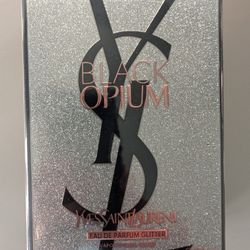 Brand new unopened Yves Saint Laurent Black Opium Eau de Parfum Glitter 3 fl oz