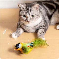 Indoor Interactive Birds Toy for Cat Chasing Teasing Toy
Sounding Catnip Cat Teaser Toy Self-hilarity Wall Hanging
Birds Cat Toy