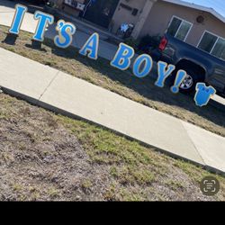 It’s A Boy Giant Sign