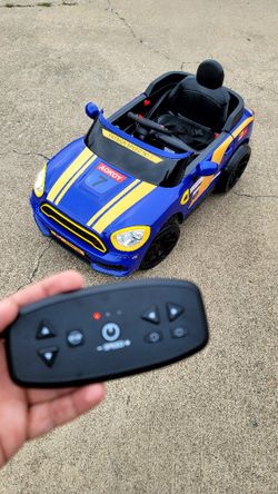 NEW DRIFTING FAST Blue Ride On Car Power Wheels Toy for Kids RIDE-ON