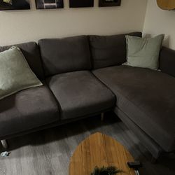 Gray IKEA Norsborg Chaise Sofa