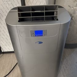 WHYNTER ELITE 12000 BTU DUAL HOSE DIGITAL PORTABLE AC W/ HEAT DRAIN PUMP