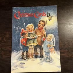Vintage Christmas Carols Book Dollar Bank Give Away 
