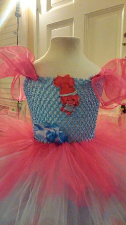 Poppy from the trolls tutu dress