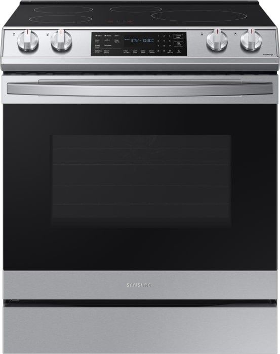 Samsung 30" Stainless Steel Smooth-Top Electric Slide-In Range New