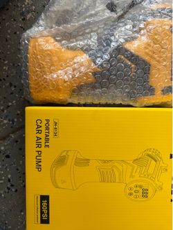Portable car air pump