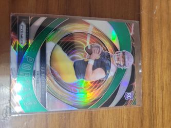 Panini Prizm Vikings Rookie Card Holo jj McCarthy Refractor parallel insert