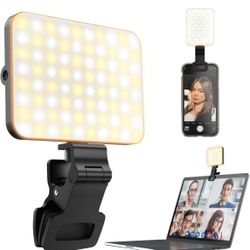 UBeesize Selfie Light for Phone, 80 LED Video Fill Light with Clip