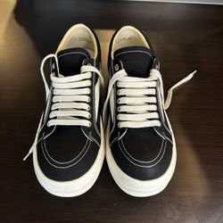 Rick Owens DRKSHDW Vintage Low Black Milk US size 10 EU 44