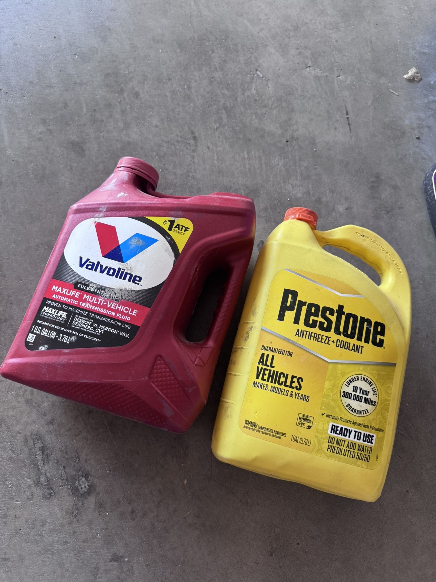 Coolant And Transmission Fluid