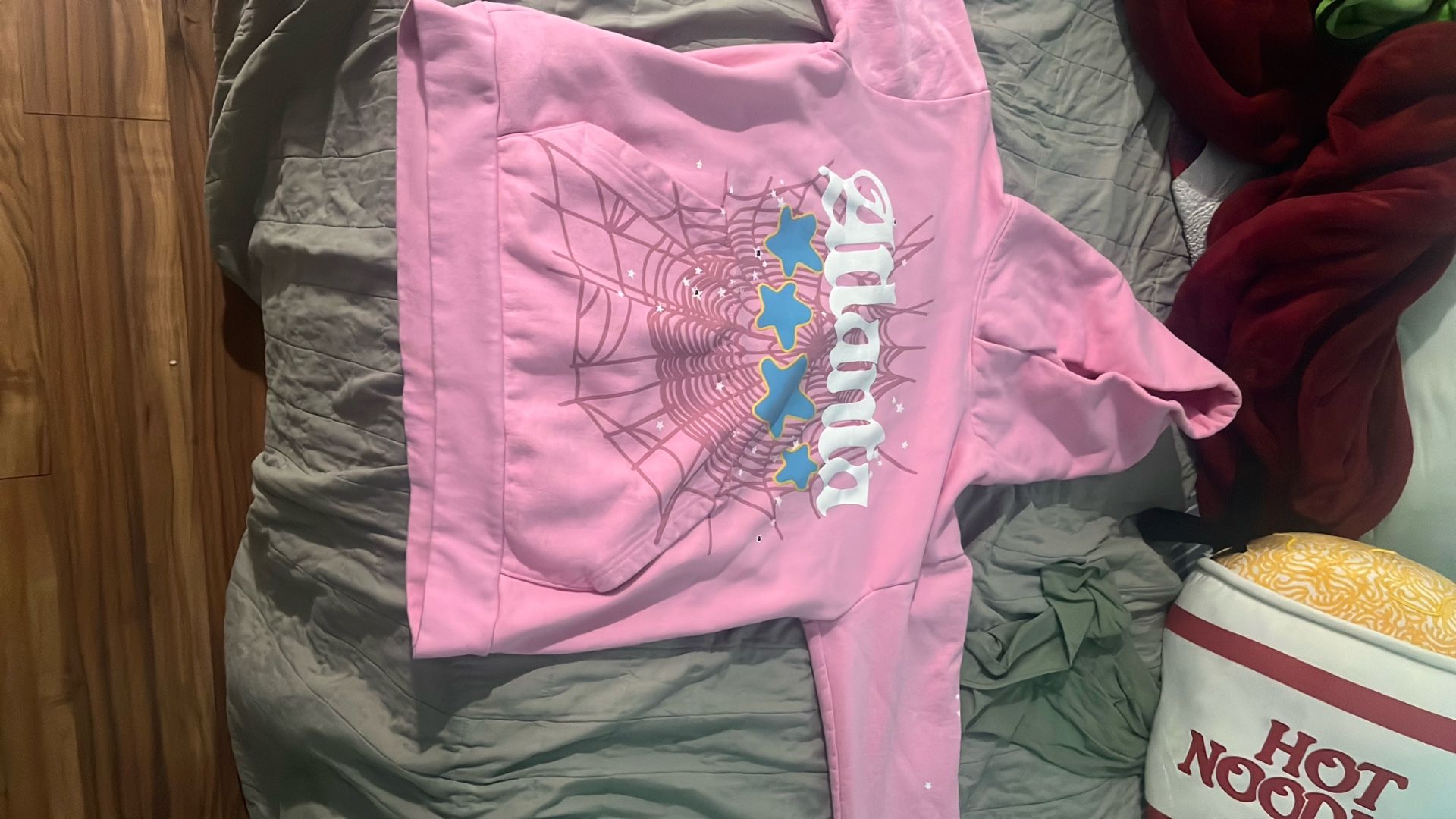 Pink Atlanta Sp5der Hoodie