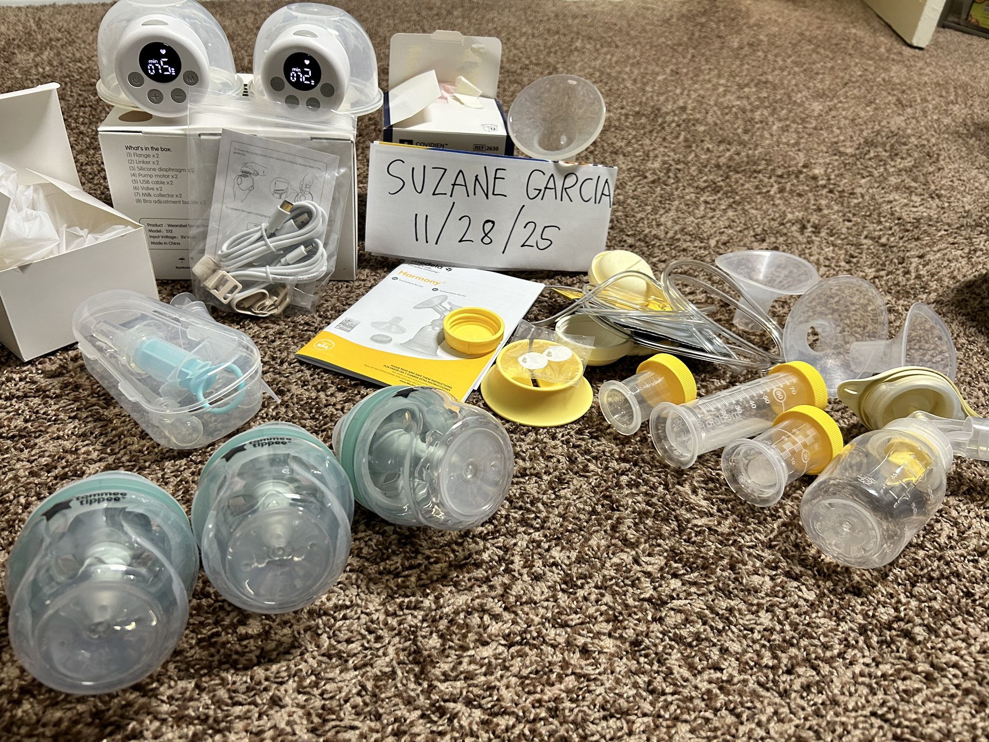 Manual Brest Pump, Colostrum Injections, Nursing Pads