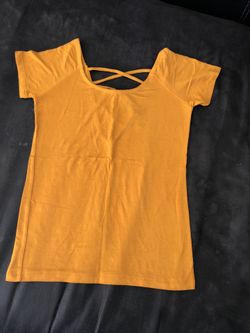 Mustard colored shirt