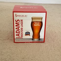 Spiegelau Samuel Adams Boston Lager set of 4 glasses