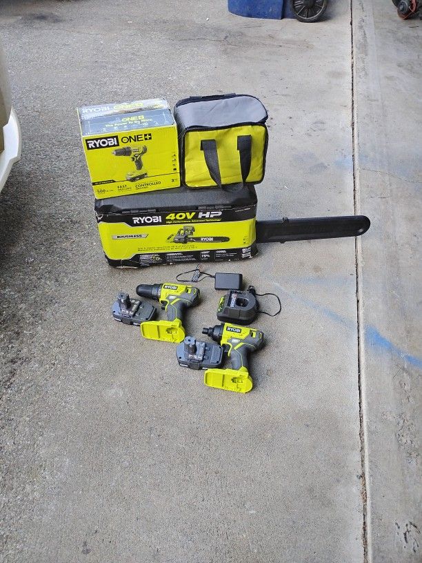 2 SET COMBO RYOBI All Brand New