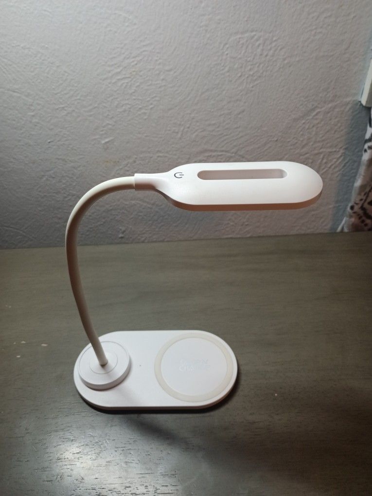 Touch Control LED Desk Lamp With Wireless Charger