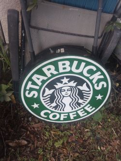 Starbucks Coffee Sign