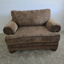 Love Seat Couch With Matching Pillow 