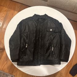 Faux leather Toddler jacket