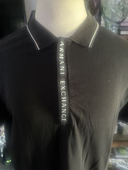 Armani Exchange Black Polo XL