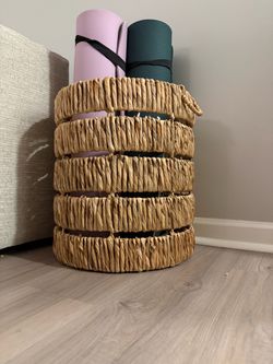 Woven Seagrass Storage Basket