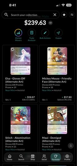 Disney Lorcana Lot + Pokemon Slab