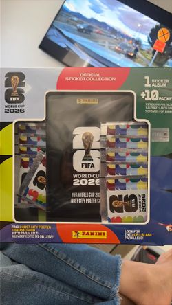 FIFA World Cup Soccer 2026 official sticker collection box sealed/ NEW