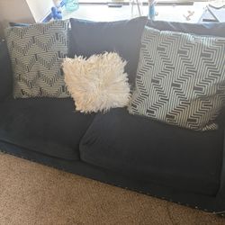 Blue Couch Set Pillows Included 