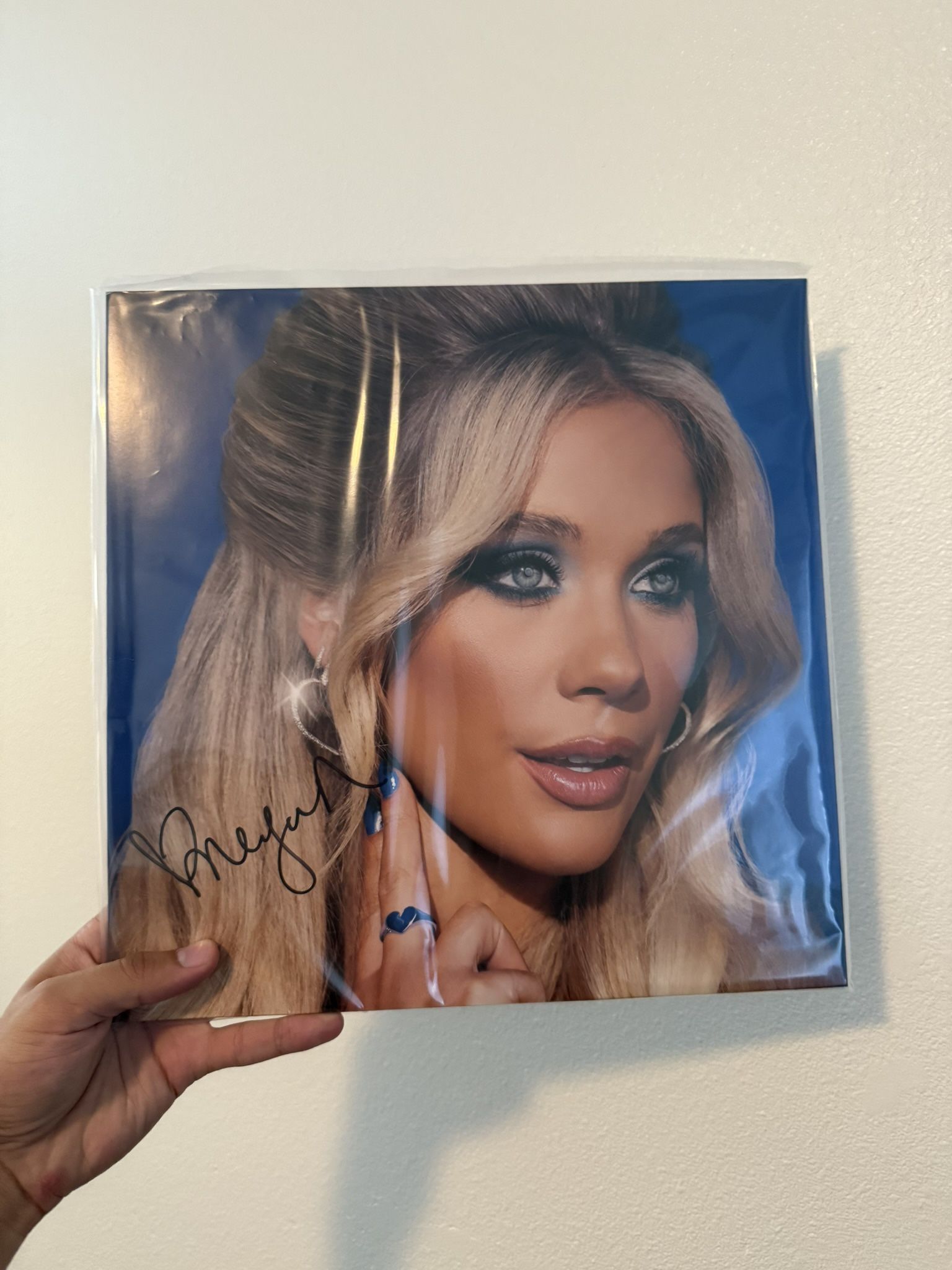 Megan Moroney "Am I Okay?" Signed/Autographed White Vinyl