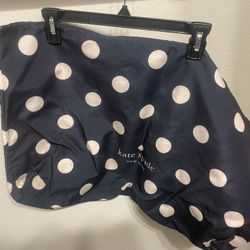Kate Spade Blue Polka Dot Tote Bag Large