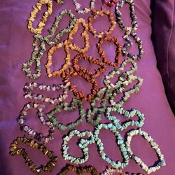Assorted Stone Chip Bracelets