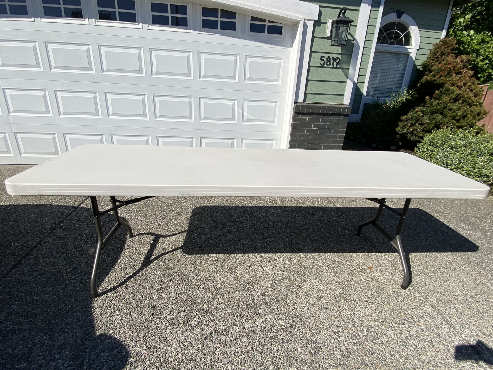 Lifetime 8 ft  Folding Table 
