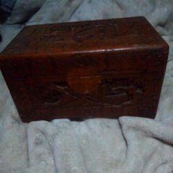 Oriental 1900's Wooden Box