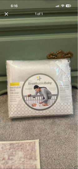 Mesh crib liner