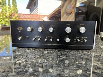  Sansui AU-555A Amplifier Wood Case 