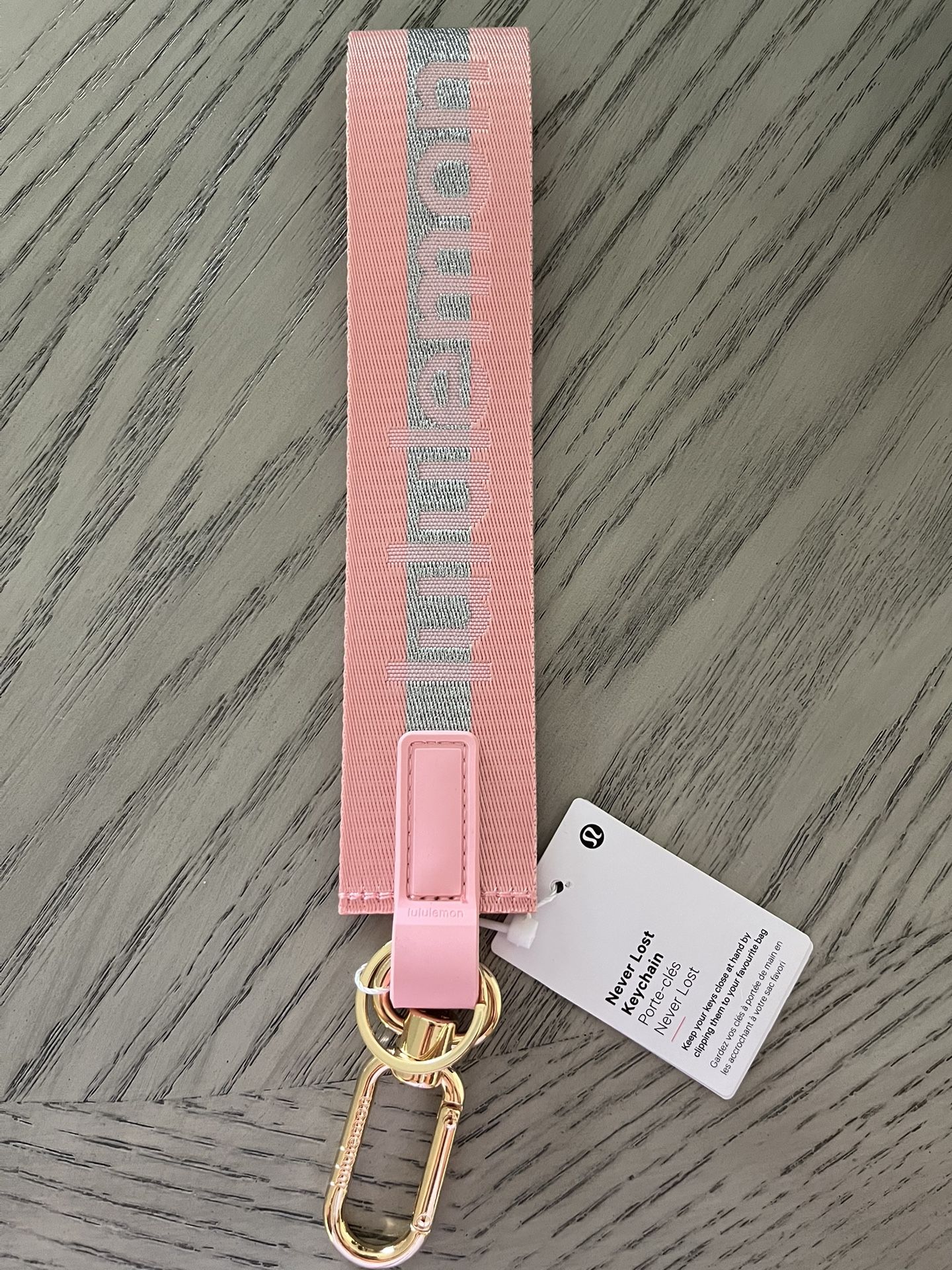 New Lululemon Never Lost Keychain