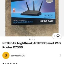 Netgear Nighthawk Smart WiFi Router 