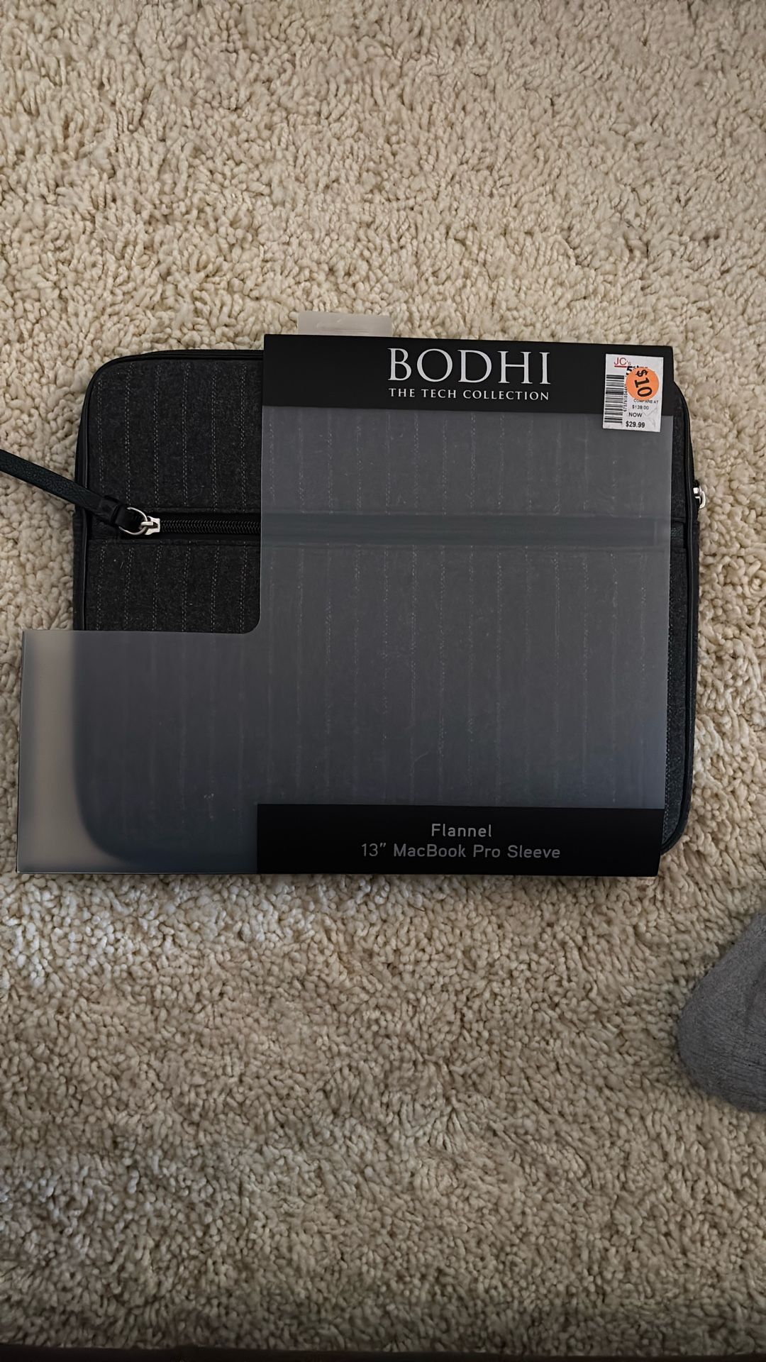 BODHI The Tech Collection Grey Flannel 13” MacBook Pro Sleeve, South Mountain (16th St & Dobbins)