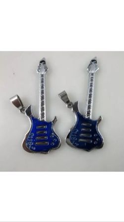 Stainless steel Guitar Pendants