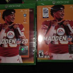 3 Xbox One Games Madden 20, NHL 21, FIFA  20