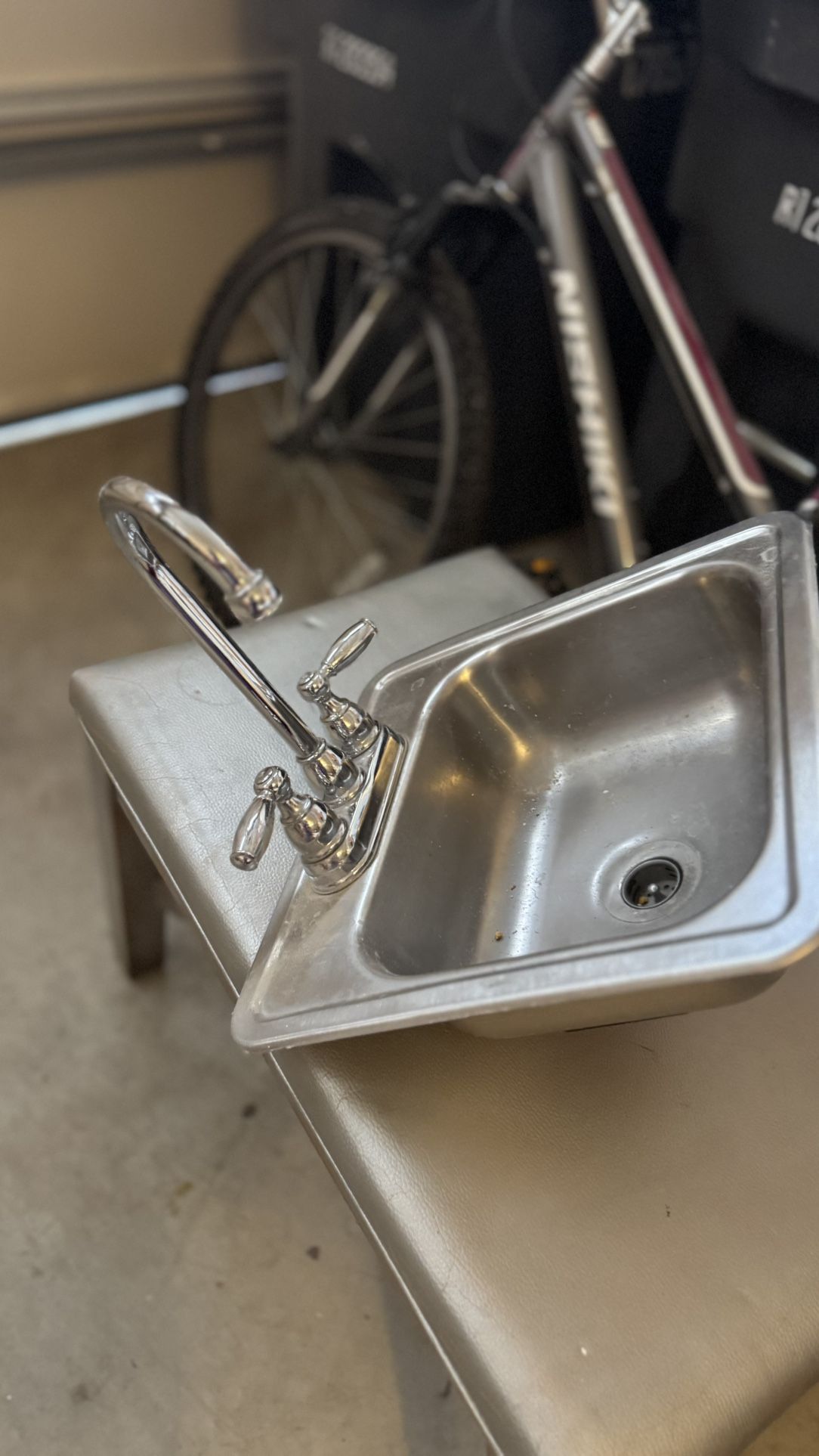 Small Sink With faucet Including