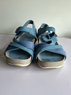 Blue Strappy Sport Sandals