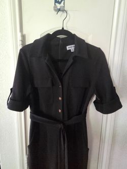 Shelby & Palmer Pants Jumpsuit  wide bottom size 4 [Black ]