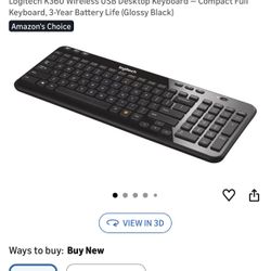 Keyboard Wireless Like New 